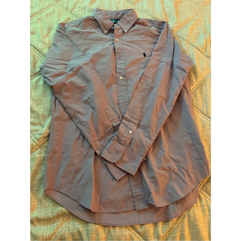 Polo Ralph Lauren: Lavender Long Sleeve Dress Shirt, NWOT, Unused, Size M/M